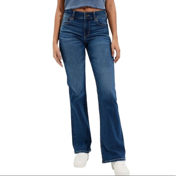American Eagle Outfitters Denim - AEO Flare Jeans American Eagle Outfitters Favorite Boyfriend Long